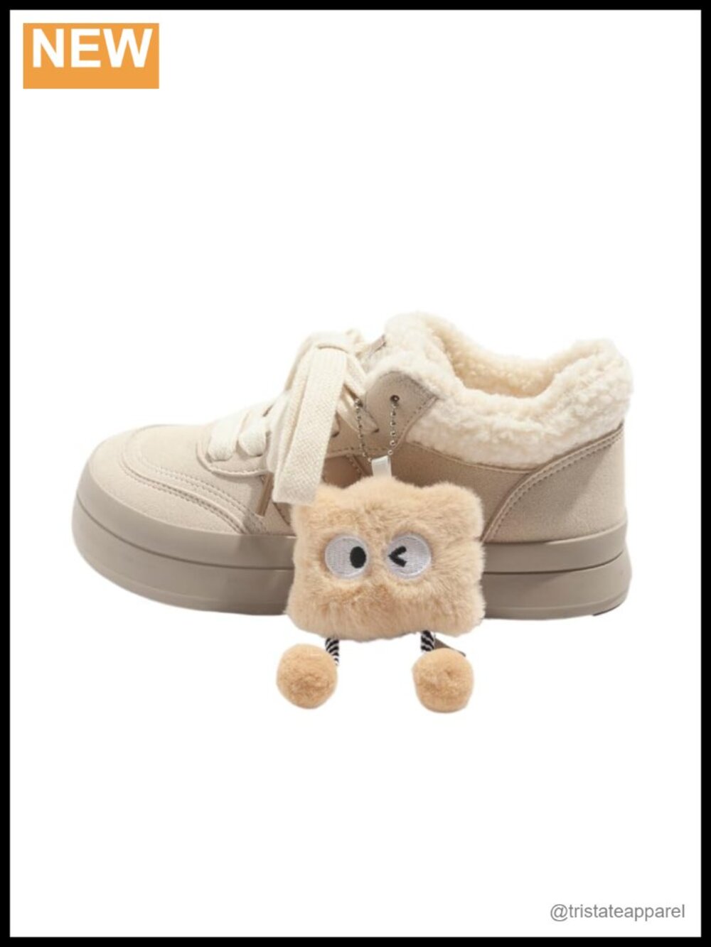 Y2K Platform Sneakers Snow Winter Boots Cute Cartoon Decor Non-Slip Gift